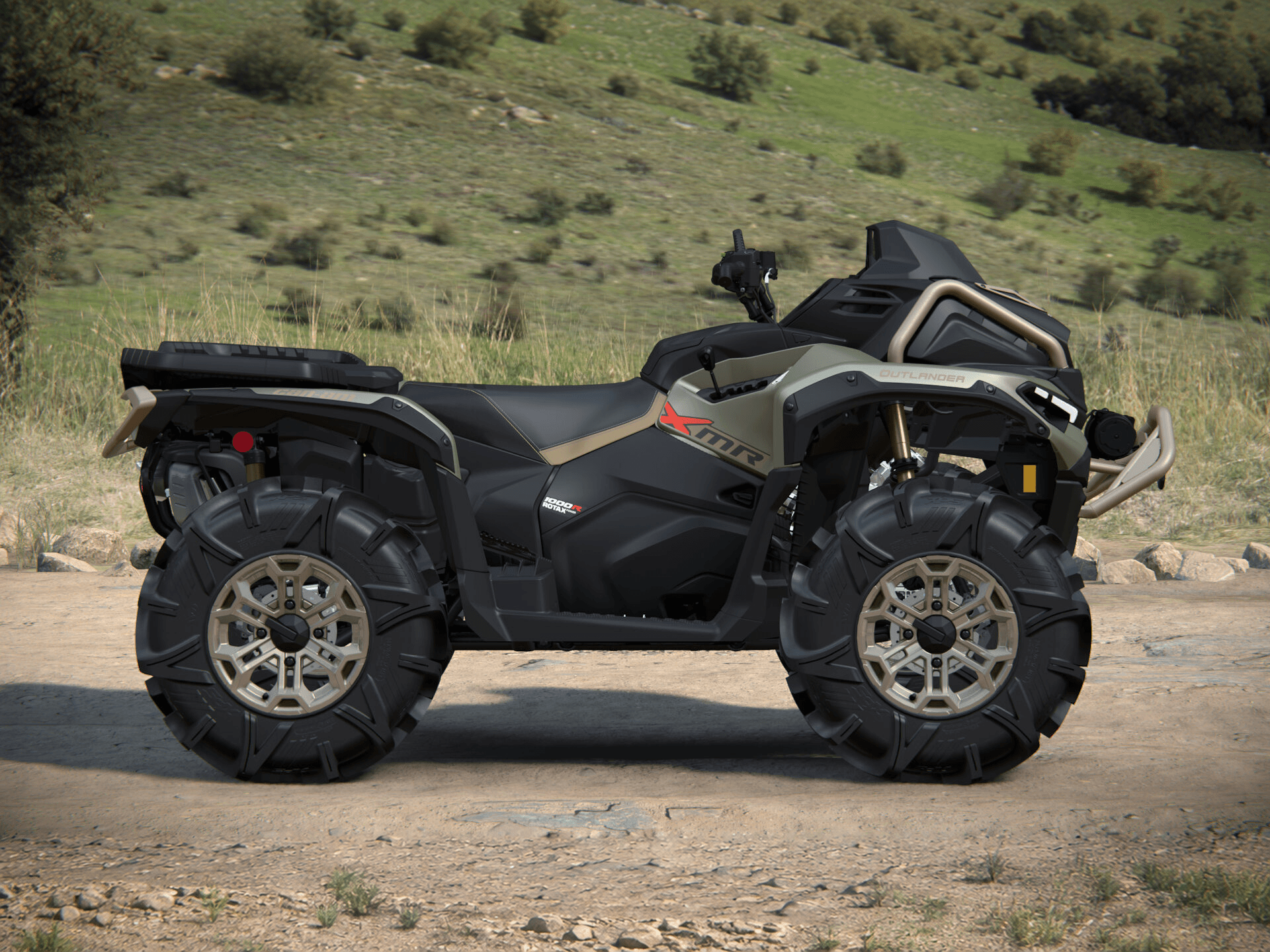 Can-Am Outlander MAX X mr 2027, 1000R, Loft Green Satin, 0005JVA00 — Справа