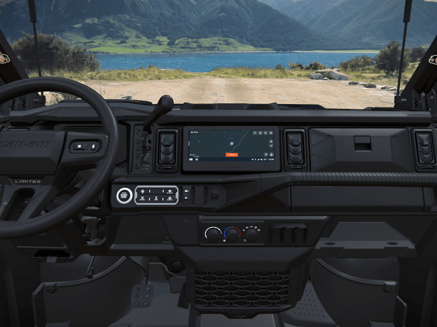 Can-Am Defender Limited 2027, Sandstone, 0008JVB00 — Приборная панель