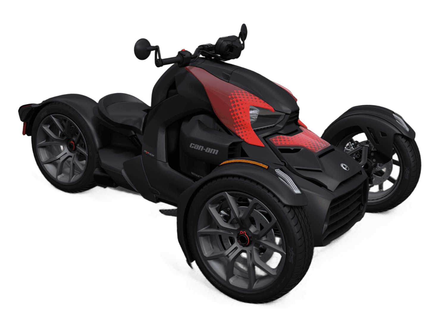 Can-Am Ryker 600 2026 — Crimson Rush — Спереди справа
