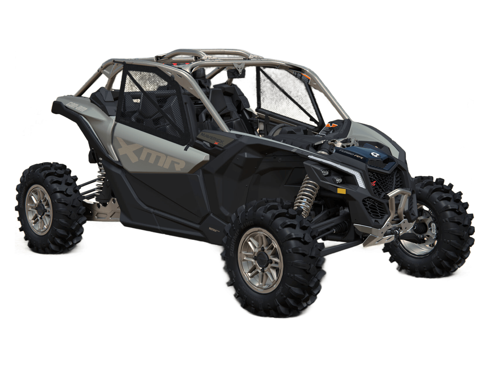 Can-Am Maverick X3 X mr 2027, Loft Green Satin, 0006VVB00 — Обложка на прозрачном фоне