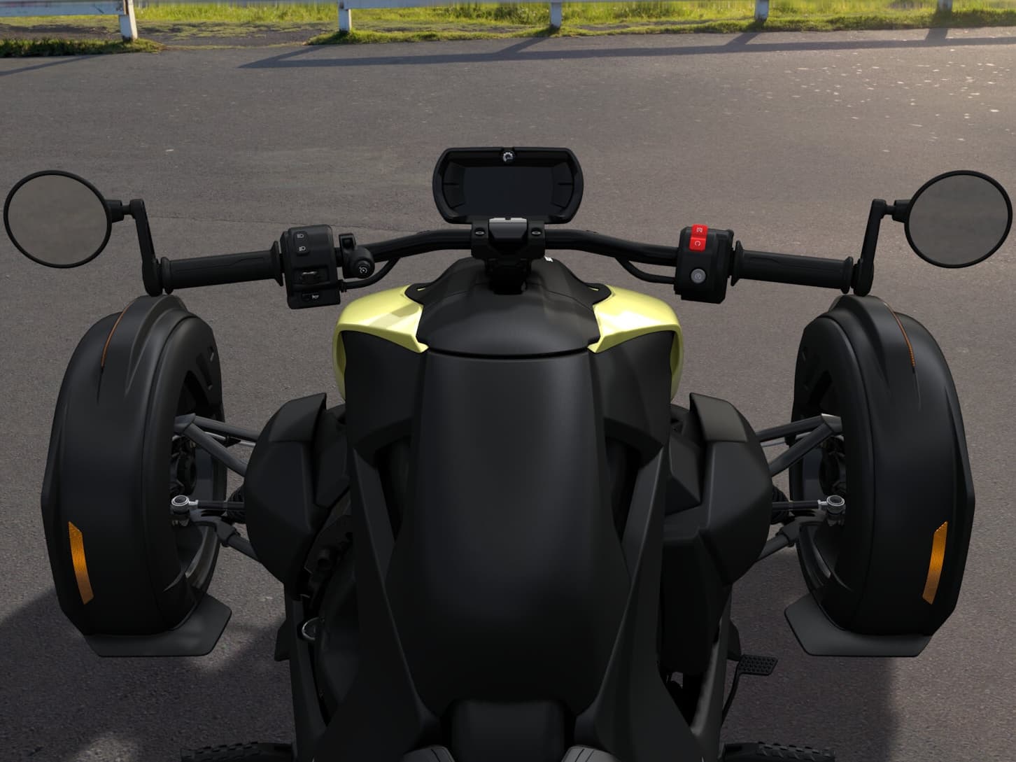 Can-Am Ryker Sport 2026 — Lemon Twist — Приборы и органы управления