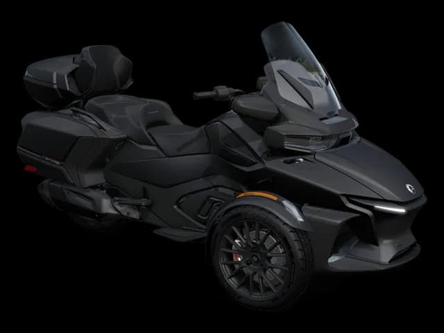 Can-Am Spyder RT Limited 2026 — Carbon Black — Спереди справа