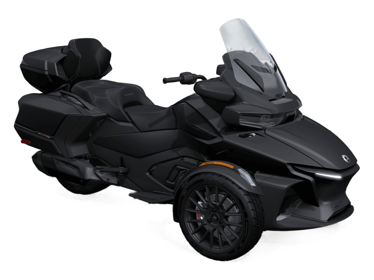 Can-Am Spyder RT Limited 2026 — Carbon Black — Спереди справа