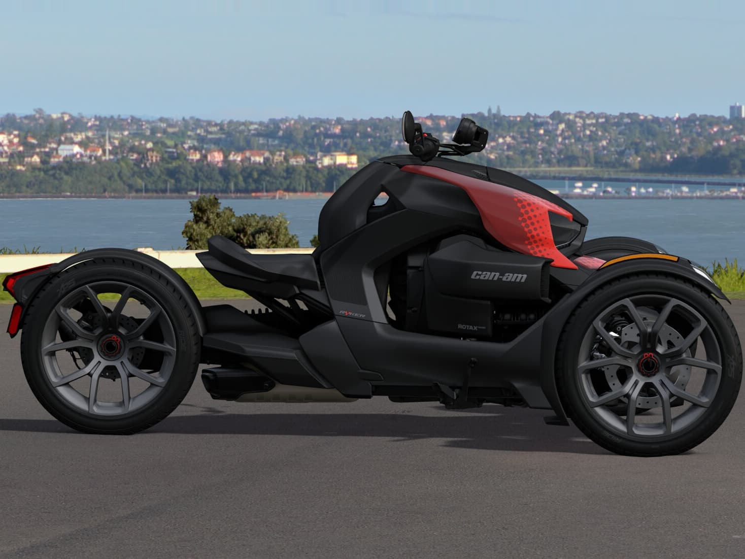Can-Am Ryker 600 2026 — Crimson Rush — Вид сбоку