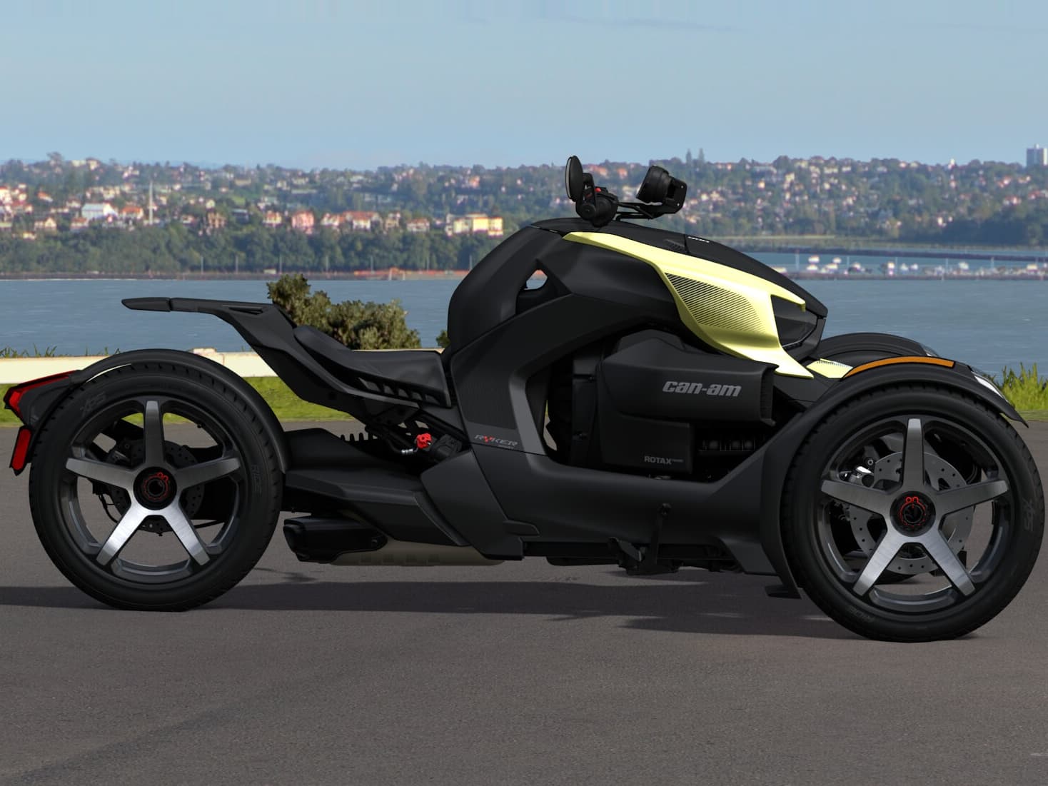 Can-Am Ryker Sport 2026 — Lemon Twist — Вид сбоку