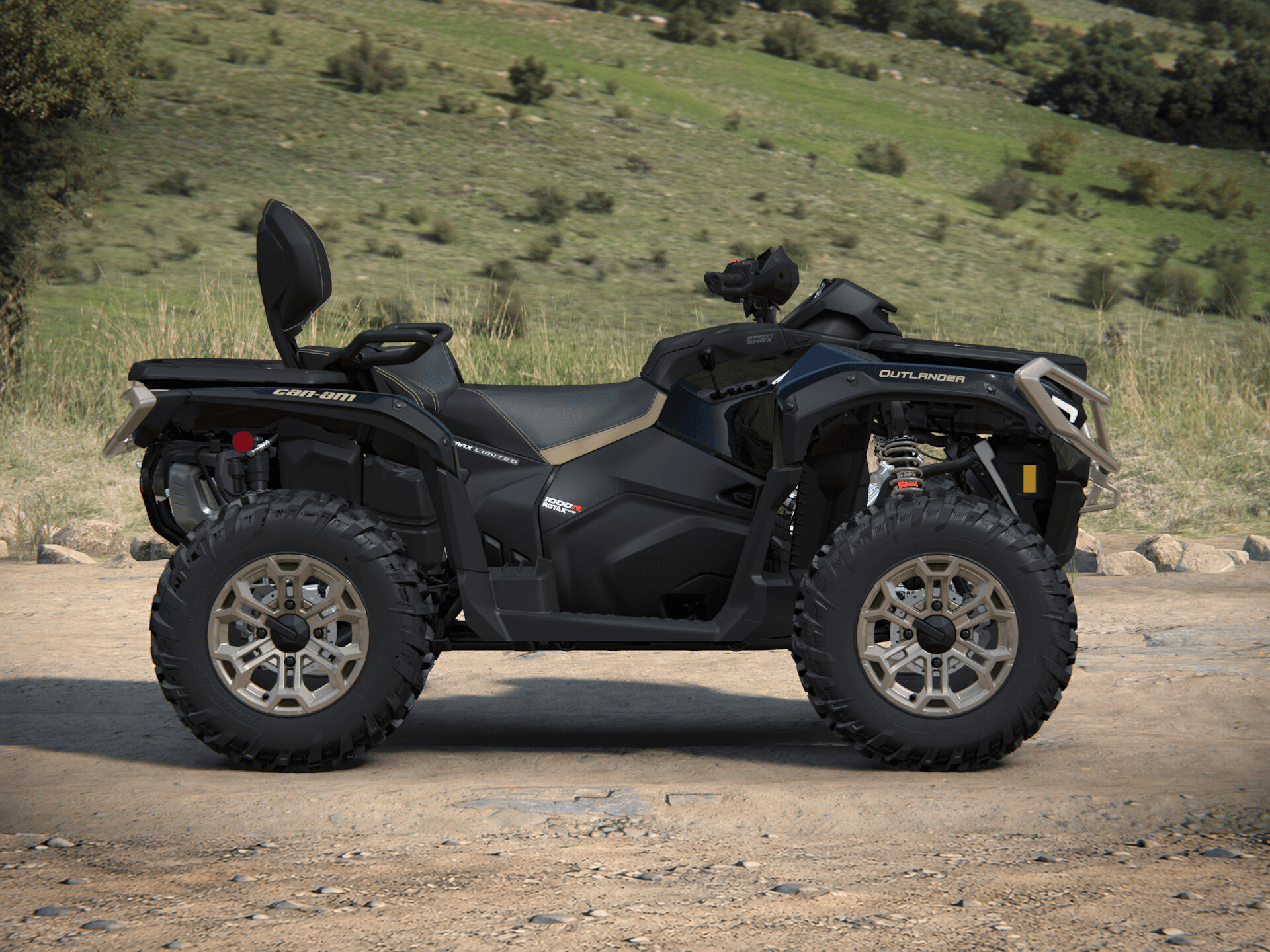Can-Am Outlander MAX Limited 2027, 1000R, Stealth Black, 0004ZVB00 — Справа