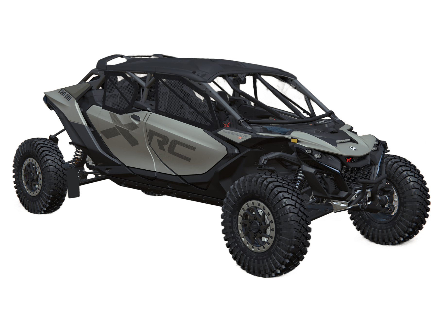 Can-Am Maverick R MAX X rc 2027, Loft Green Satin, 0007JVE00 — Обложка на прозрачном фоне