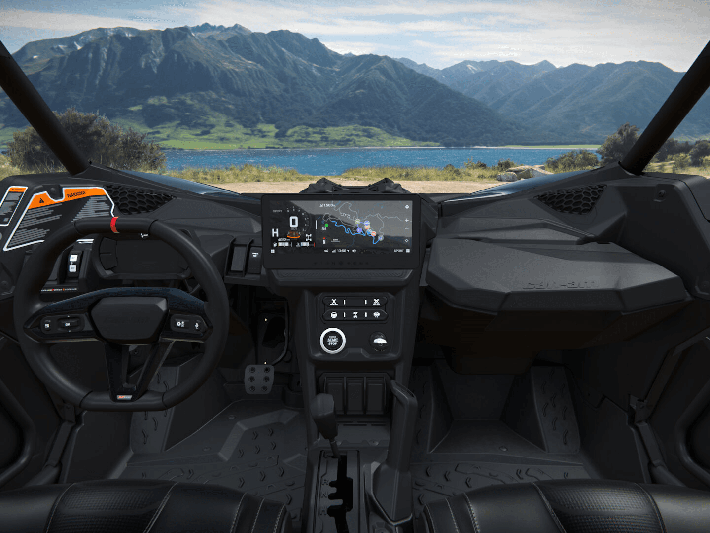 Can-Am Maverick X3 X ds 2027, Triple Black, 0007SVH00 — Приборная панель