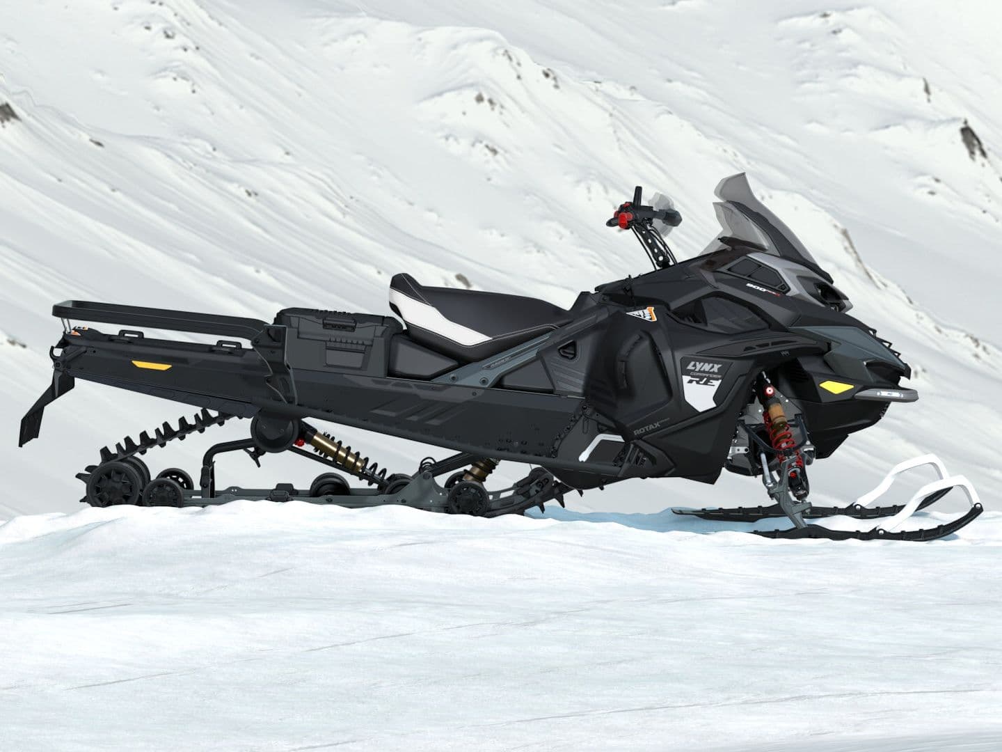 Lynx COMMANDER RE 2027, 900 ACE Turbo R, Tactical Grey / Black — Справа сбоку