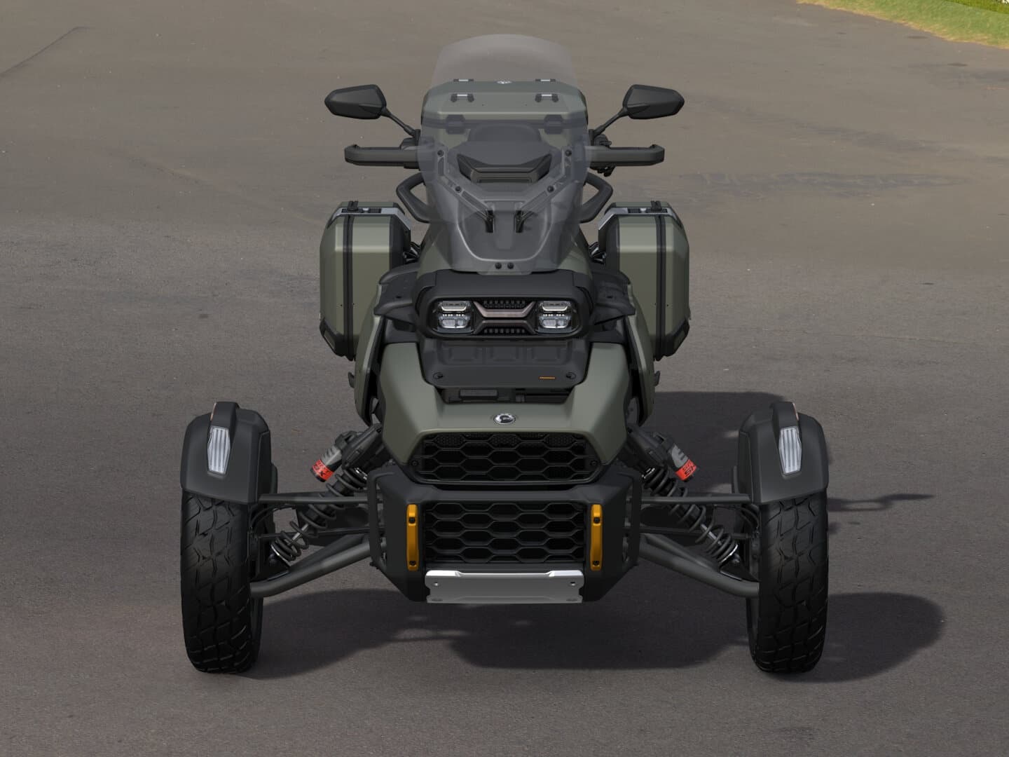 Can-Am Canyon Redrock 2026 — Moss Green Satin — Вид спереди