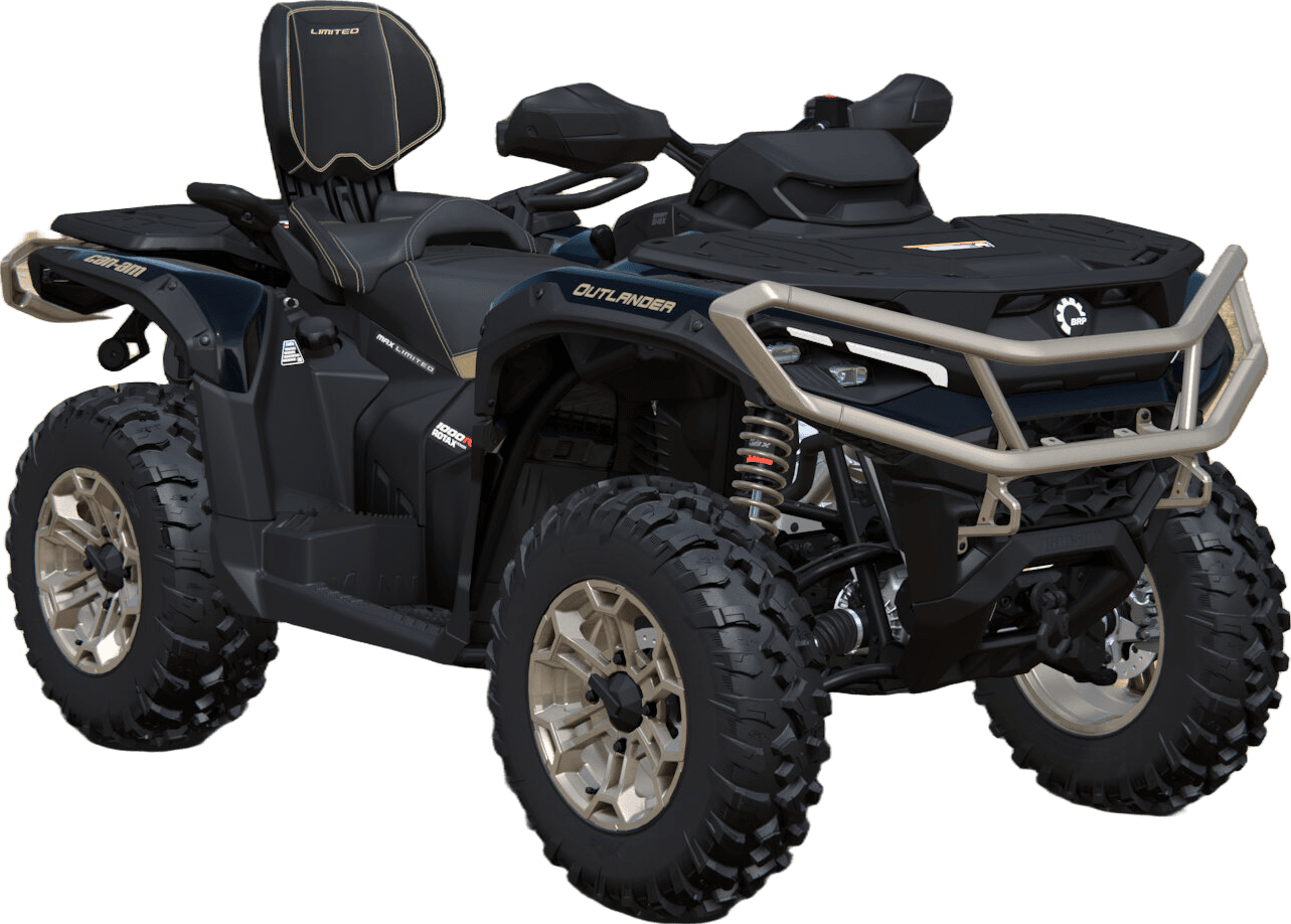 Can-Am Outlander MAX Limited 2027, 1000R, Stealth Black, 0004ZVB00 — Обложка на прозрачном фоне