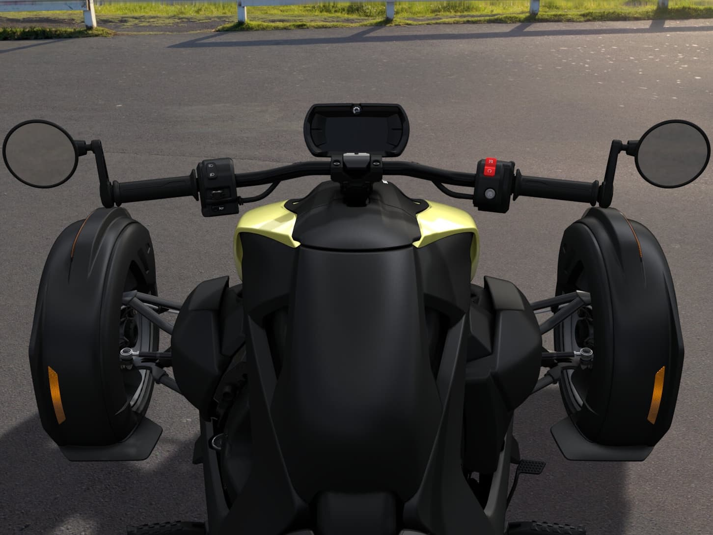Can-Am Ryker 900 2026 — Lemon Twist — Приборы и органы управления