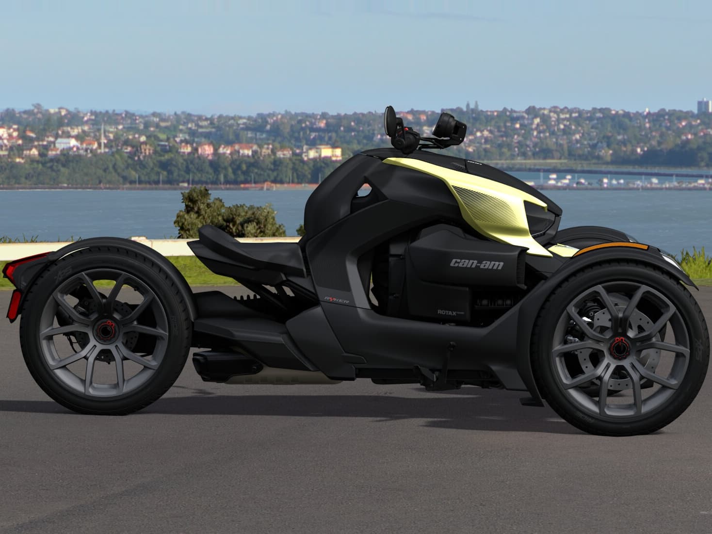 Can-Am Ryker 900 2026 — Lemon Twist — Вид сбоку