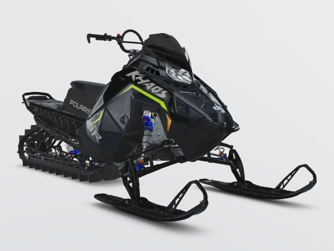 Polaris RMK Khaos 2027, Patriot 9R, Series 6: 146" × 15" × 2.6" — Справа спереди