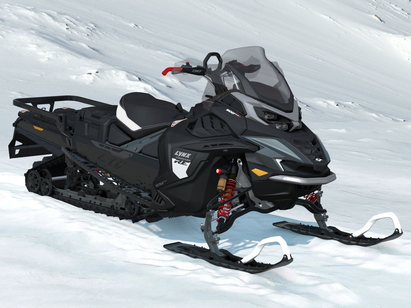 Lynx COMMANDER RE 2027, 900 ACE Turbo R, Tactical Grey / Black — Справа спереди