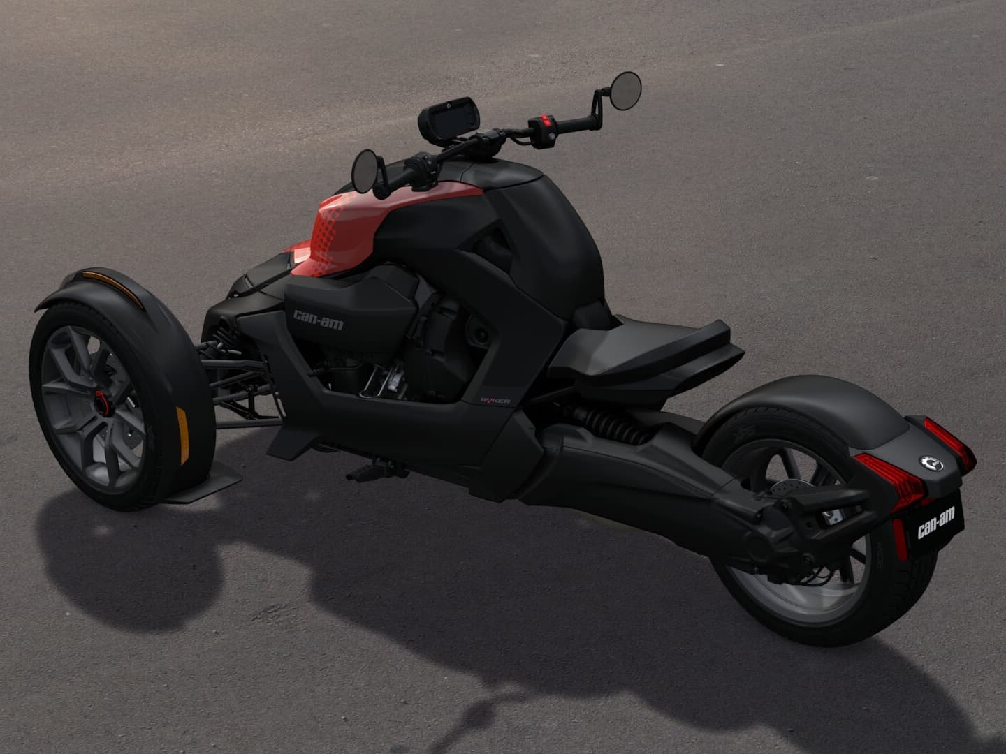 Can-Am Ryker 600 2026 — Crimson Rush — Сзади слева