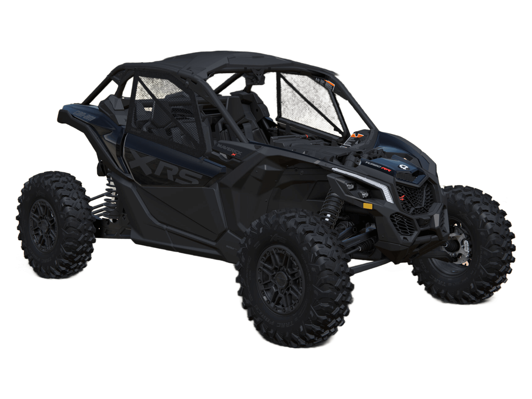 Can-Am Maverick X3 X rs 2027, Triple Black, 0007TVN00 — Обложка на прозрачном фоне