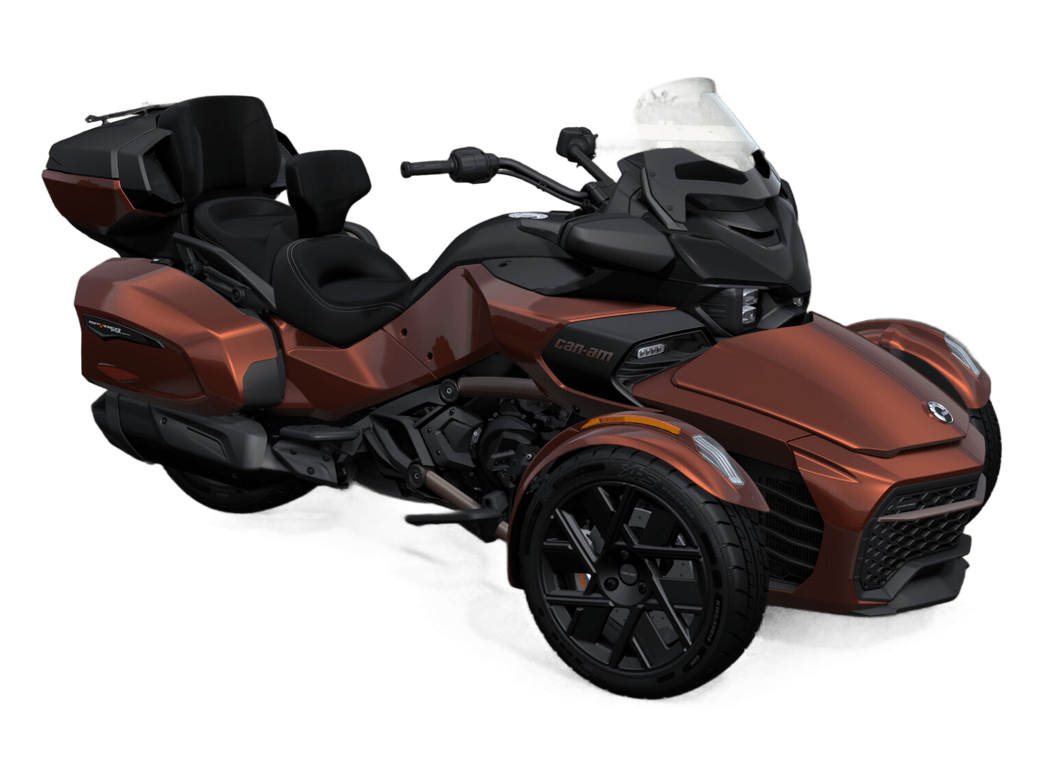 Can-Am Spyder F3 Limited Special Series 2026 — Mars Red — Спереди справа