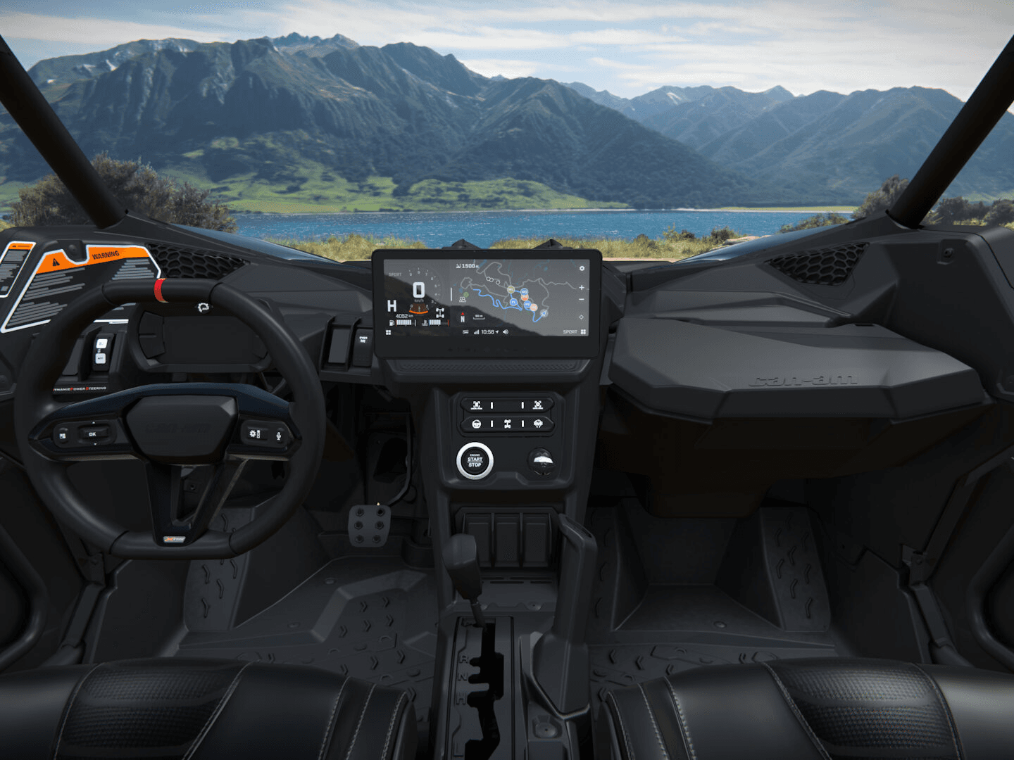 Can-Am Maverick X3 X rs 2027, Triple Black, 0007TVN00 — Приборная панель