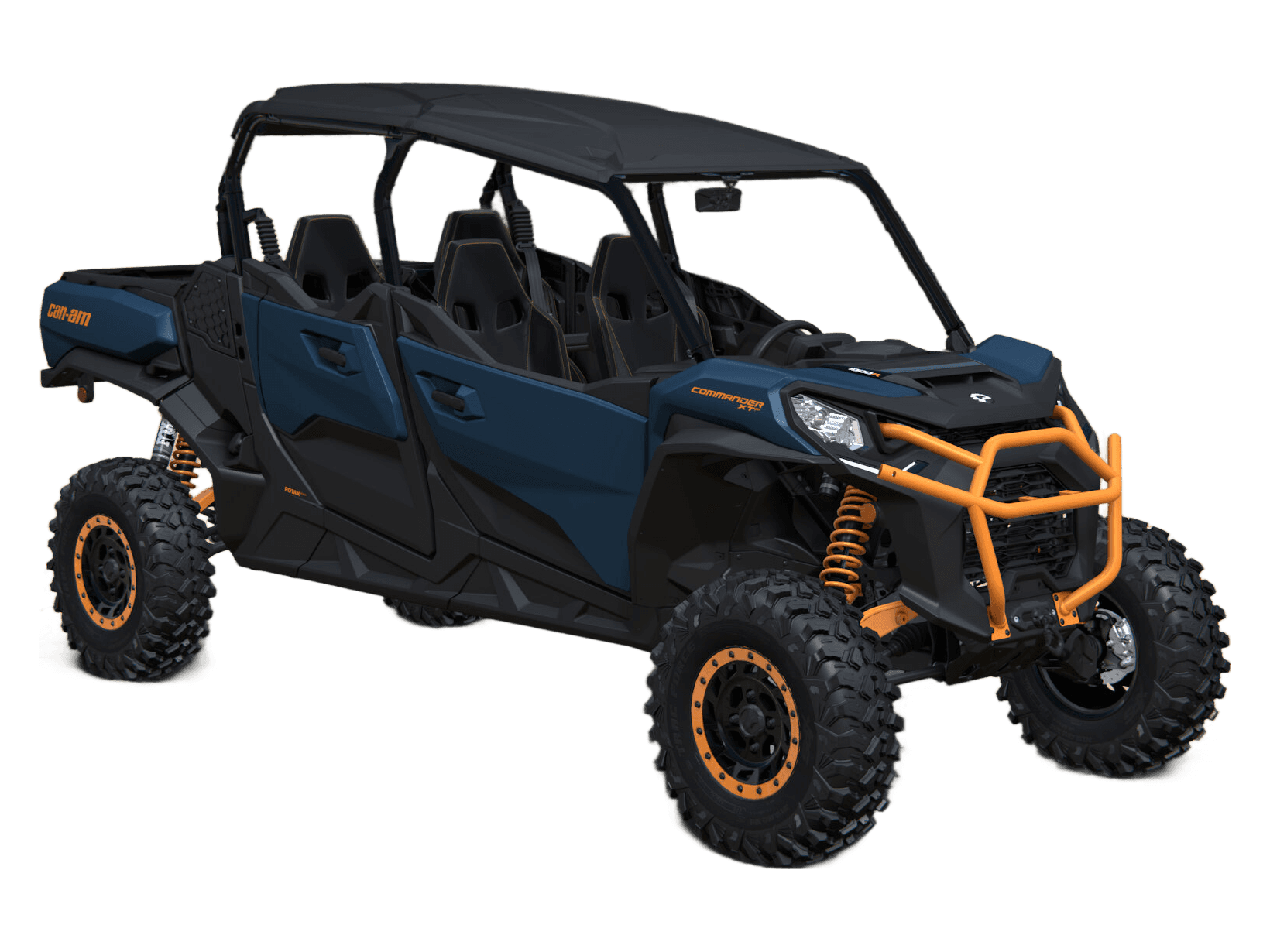 Can-Am Commander MAX XT-P 2027, Dusty Navy & Orange Crush, 0006CVC00 — Обложка на прозрачном фоне