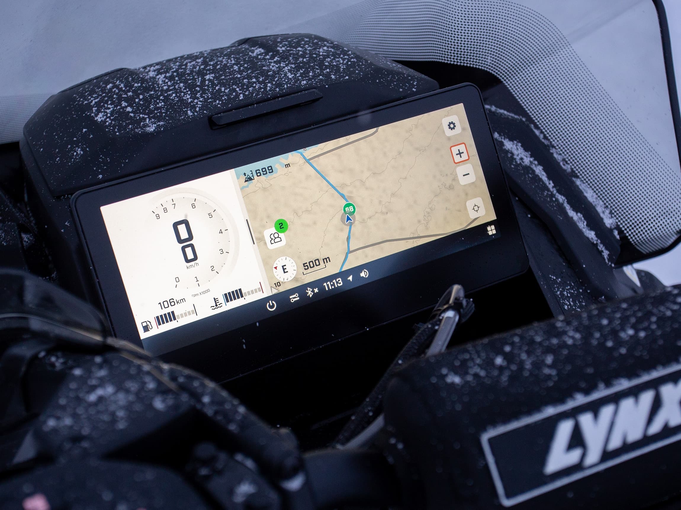 Приборная панель Lynx Xterrain RE с экраном 10,25 дюйма. Модельный год 2027.