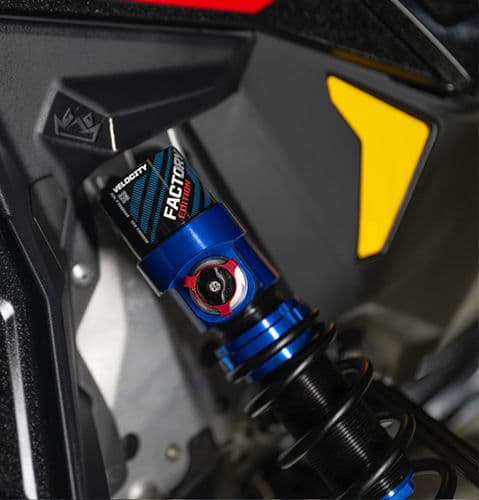 Передний амортизатор Walker Evans Racing RMK Factory Edition: пружина и регулятор. Модельный год 2027.