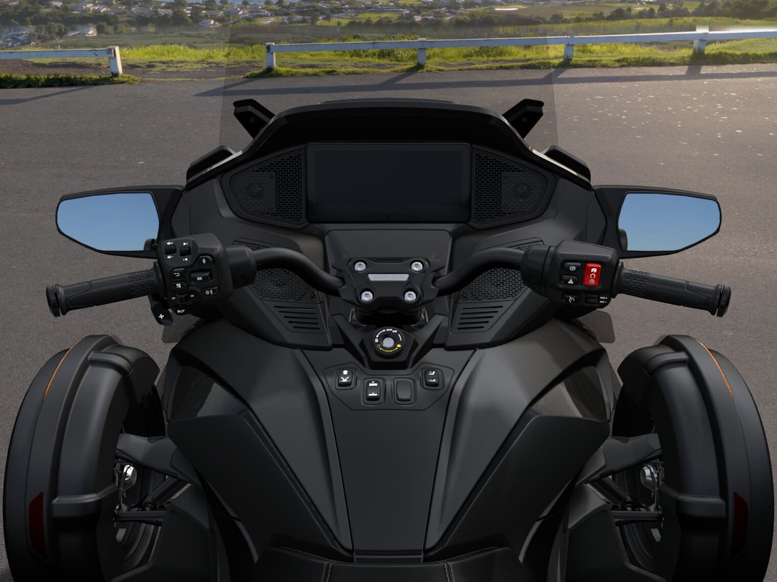 Can-Am Spyder RT Limited 2026 — Carbon Black — Приборы и органы управления