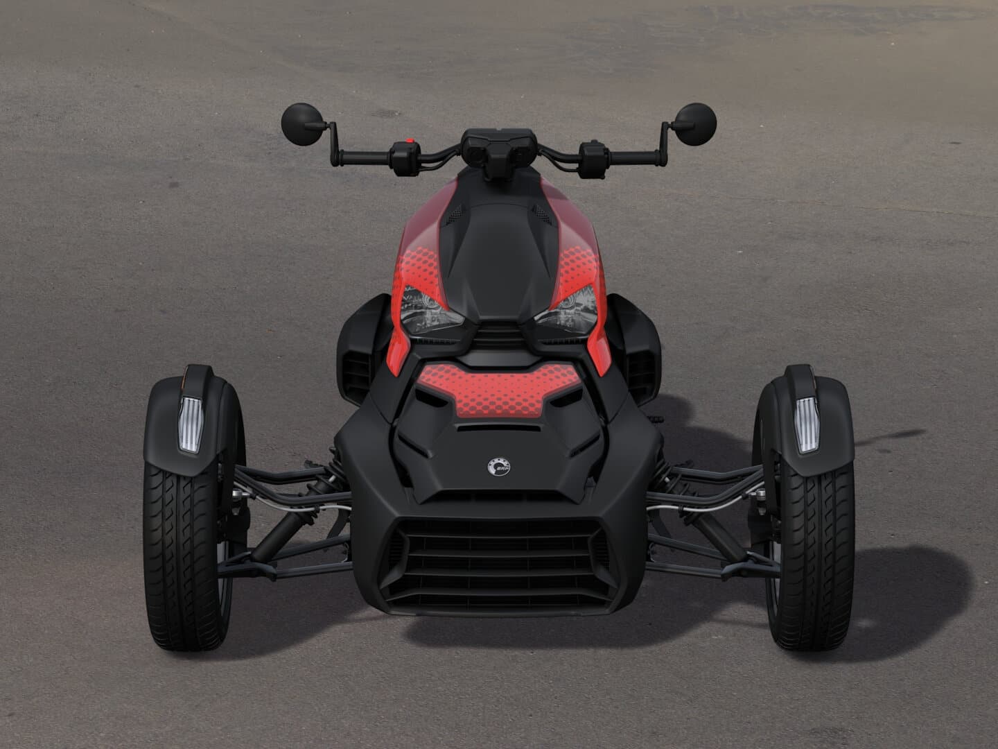 Can-Am Ryker 600 2026 — Crimson Rush — Вид спереди