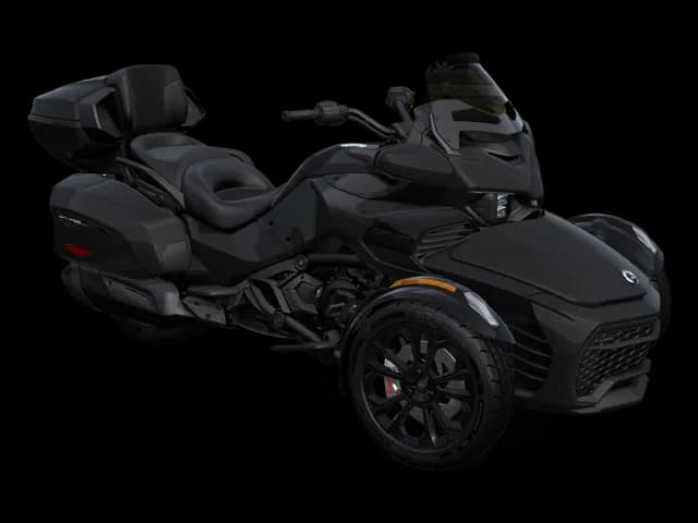 Can-Am Spyder F3 Limited 2026 — Monolith Black Satin — Спереди справа