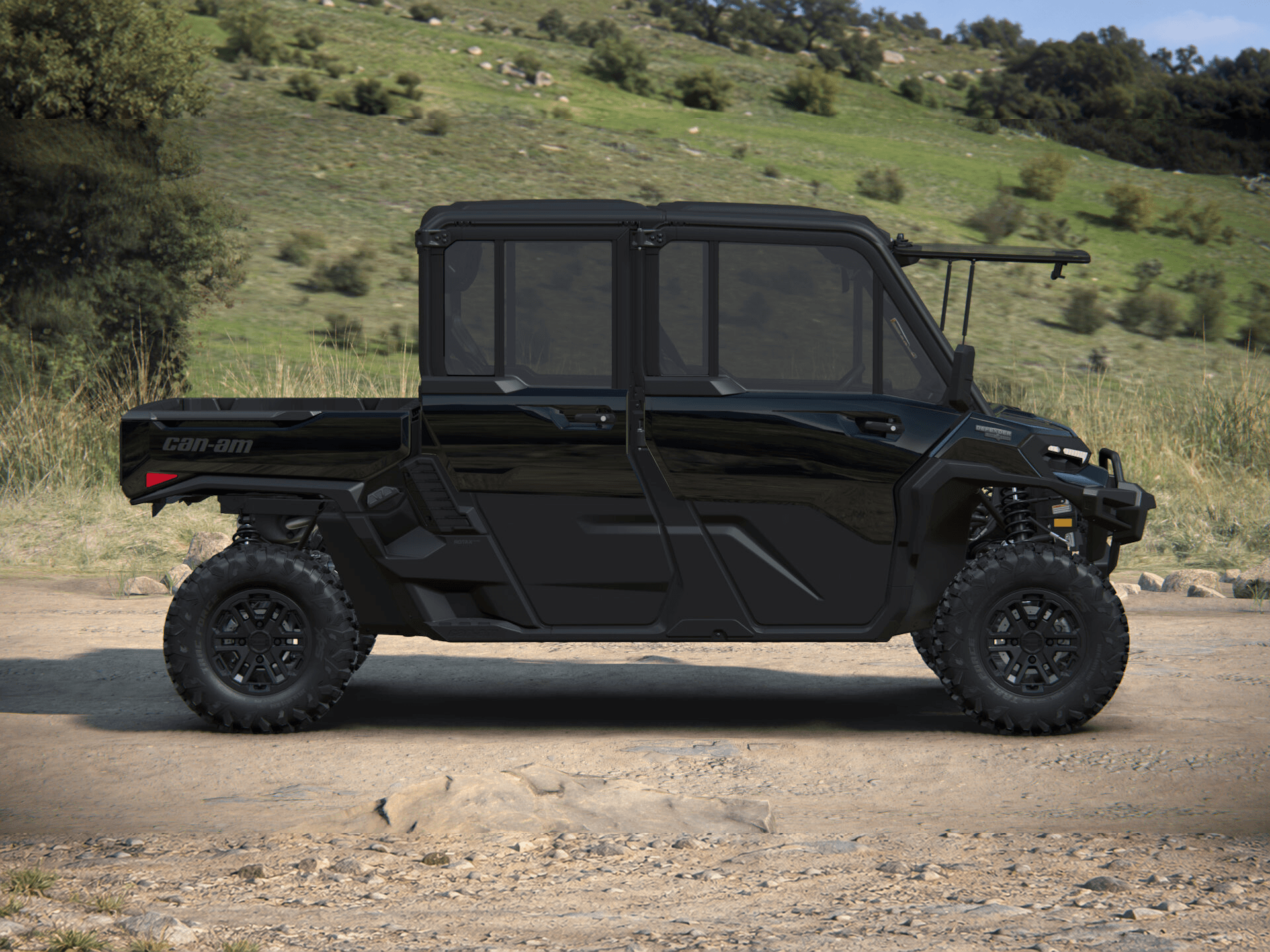 Can-Am Defender MAX LONE STAR CAB 2027, Stealth Black, 0006LVB00 — Справа