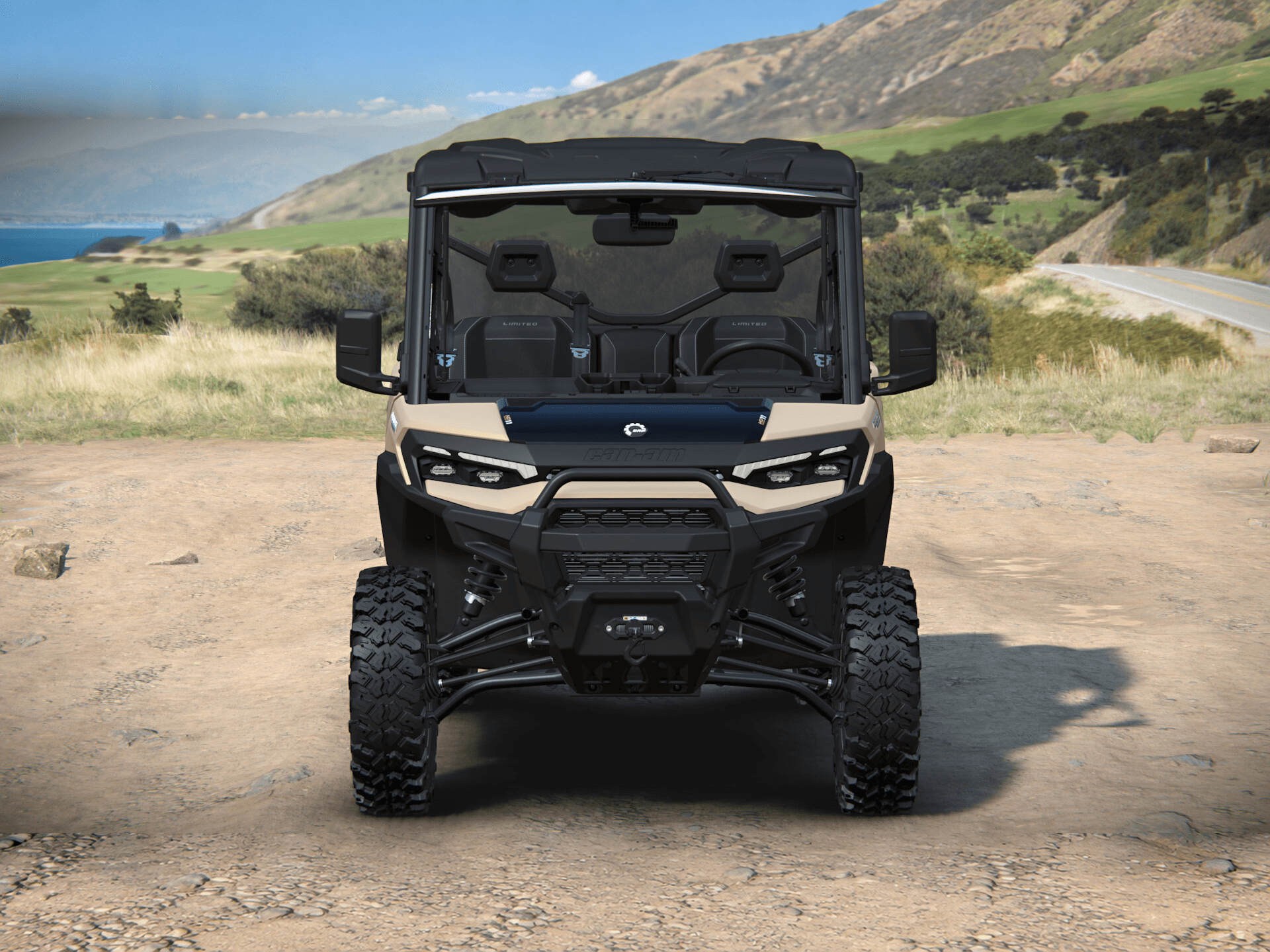 Can-Am Defender Limited 2027, Sandstone, 0008JVB00 — Спереди