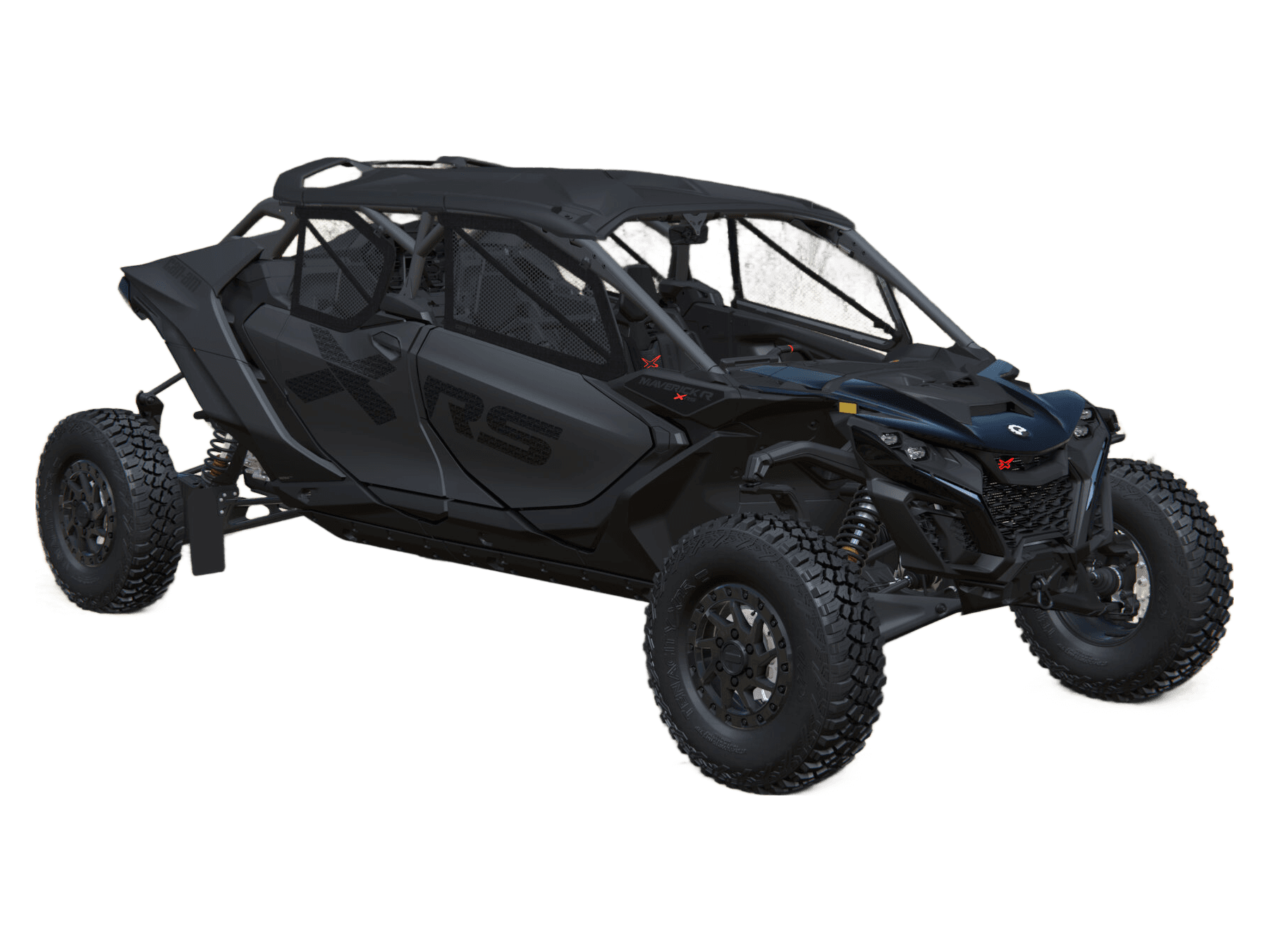 Can-Am Maverick R MAX X rs 2027, Triple Black, 0007DVB00 — Обложка на прозрачном фоне