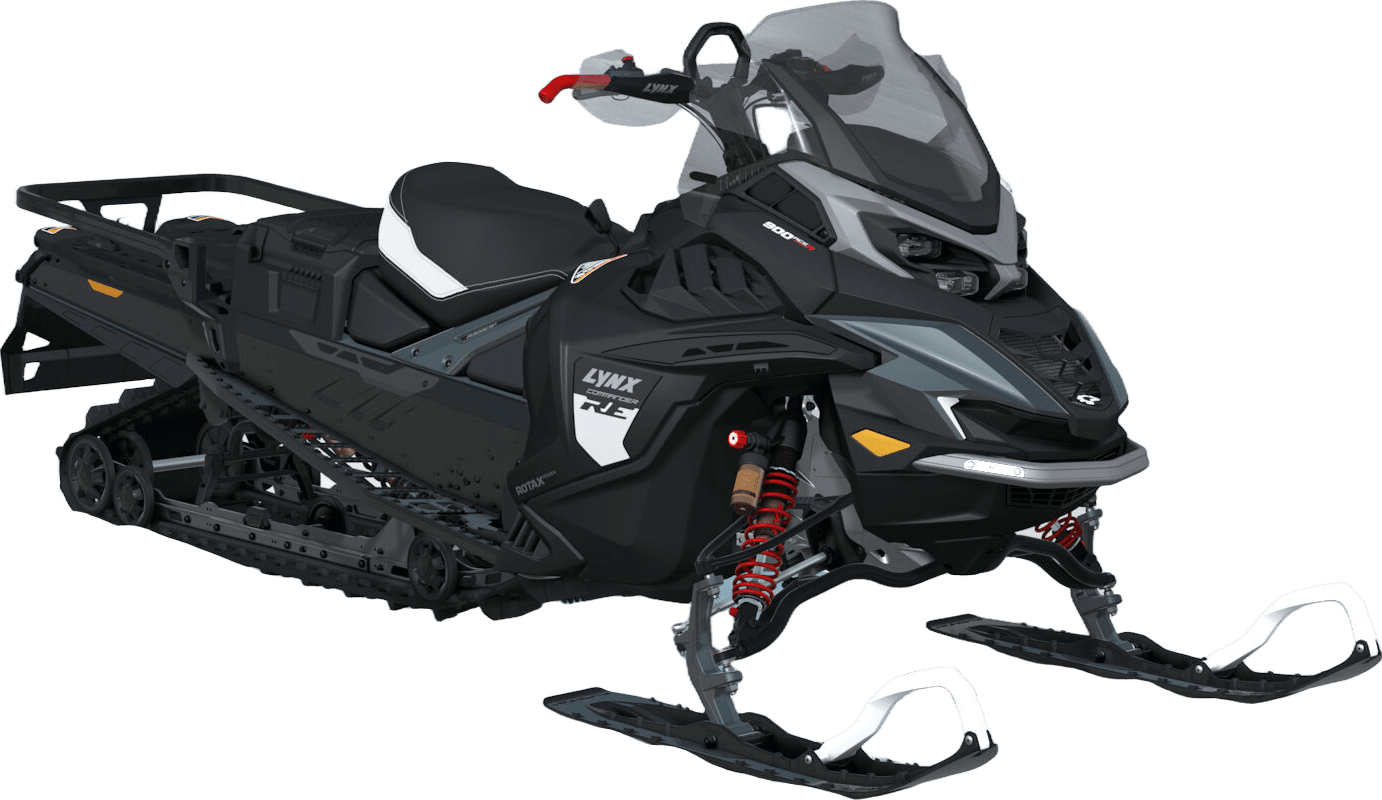 Lynx COMMANDER RE 2027, 900 ACE Turbo R, Tactical Grey / Black — обложка на прозрачном фоне