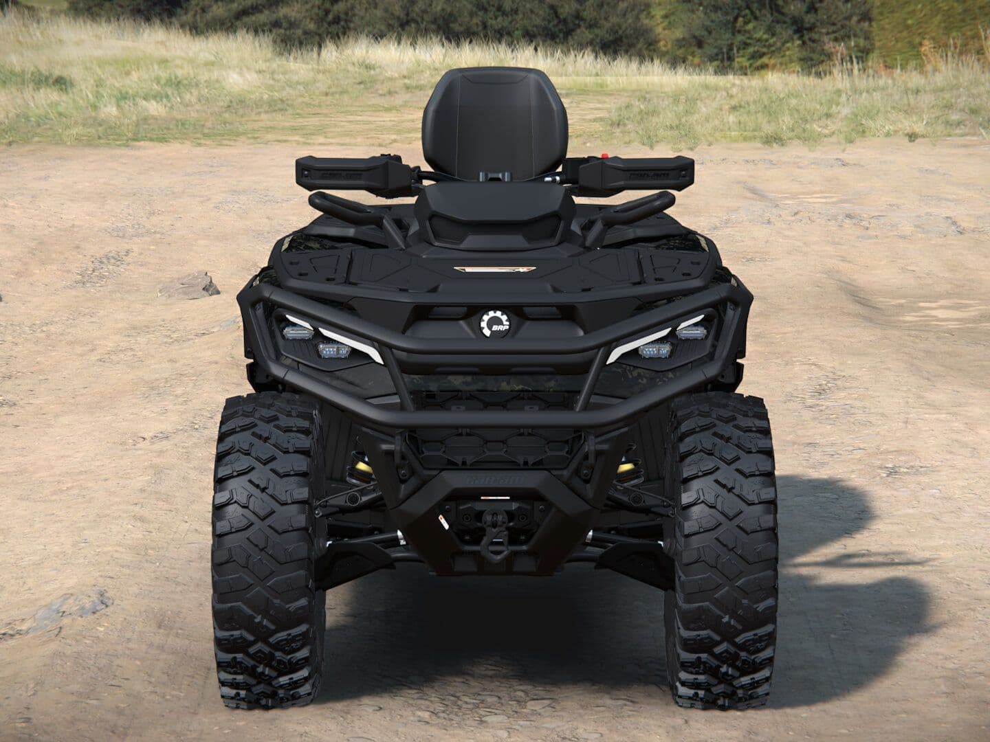 Can-Am Outlander MAX Backcountry 2027, 1000R, Multicam Dark Camo, 0005GVC00 — Спереди