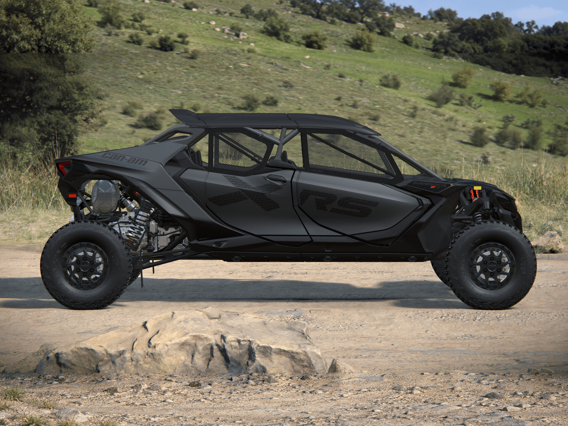 Can-Am Maverick R MAX X rs 2027, Triple Black, 0007DVB00 — Справа