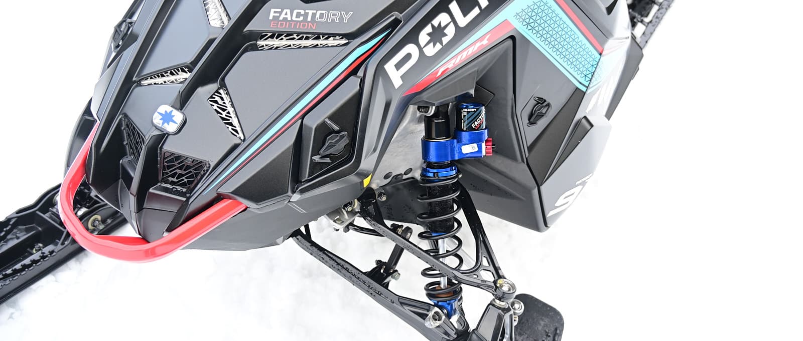 Передний амортизатор WER Velocity Hi-Lo Factory на Polaris RMK Factory Edition 2027