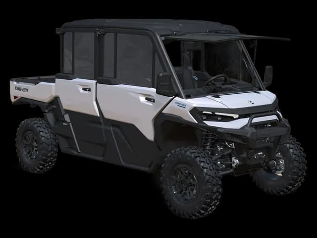 Can-Am Defender MAX Limited 2027, Hybrid White, 0006MVH00 — Обложка на прозрачном фоне