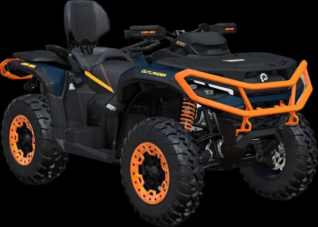 Can-Am Outlander MAX XT-P 2027, 1000R, Dusty Navy & Orange Crush, 0004UVB00 — Обложка на прозрачном фоне