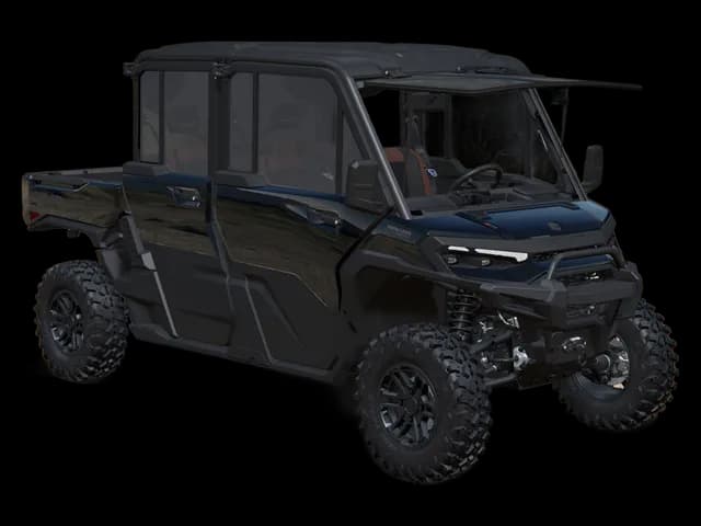 Can-Am Defender MAX LONE STAR CAB 2027, Stealth Black, 0006LVB00 — Обложка на прозрачном фоне