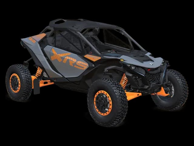 Can-Am Maverick R X rs 2027, Dolomite Grey & Orange Crush, 0007AVF00 — Обложка на прозрачном фоне