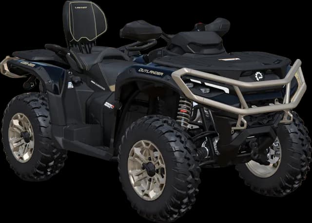 Can-Am Outlander MAX Limited 2027, 1000R, Stealth Black, 0004ZVB00 — Обложка на прозрачном фоне