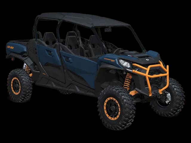 Can-Am Commander MAX XT-P 2027, Dusty Navy & Orange Crush, 0006CVC00 — Обложка на прозрачном фоне