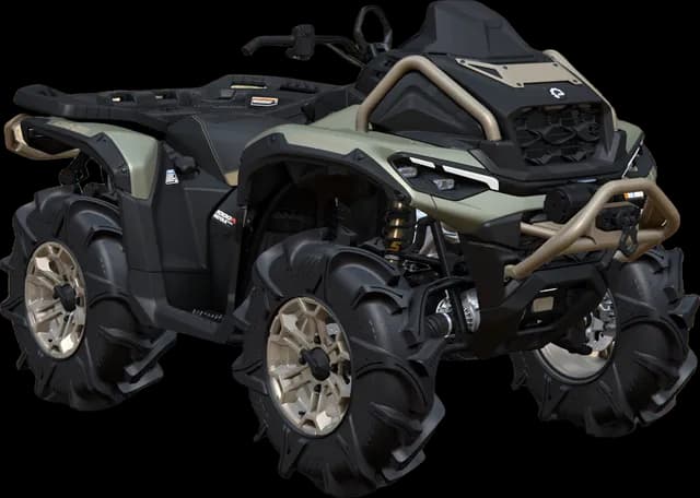 Can-Am Outlander X mr 2027, 1000R, Loft Green Satin, 0005LVB00 — Обложка на прозрачном фоне