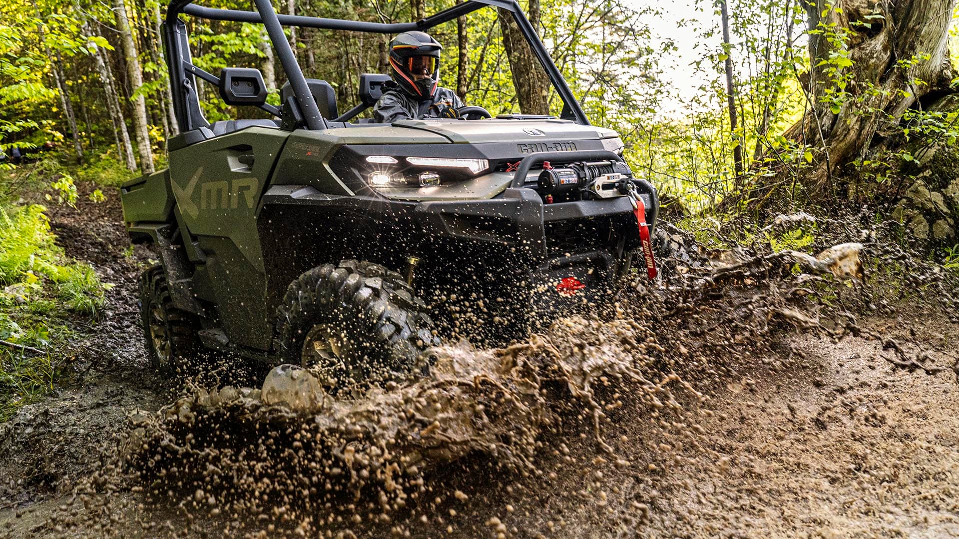 Defender X mr на грязевой колее