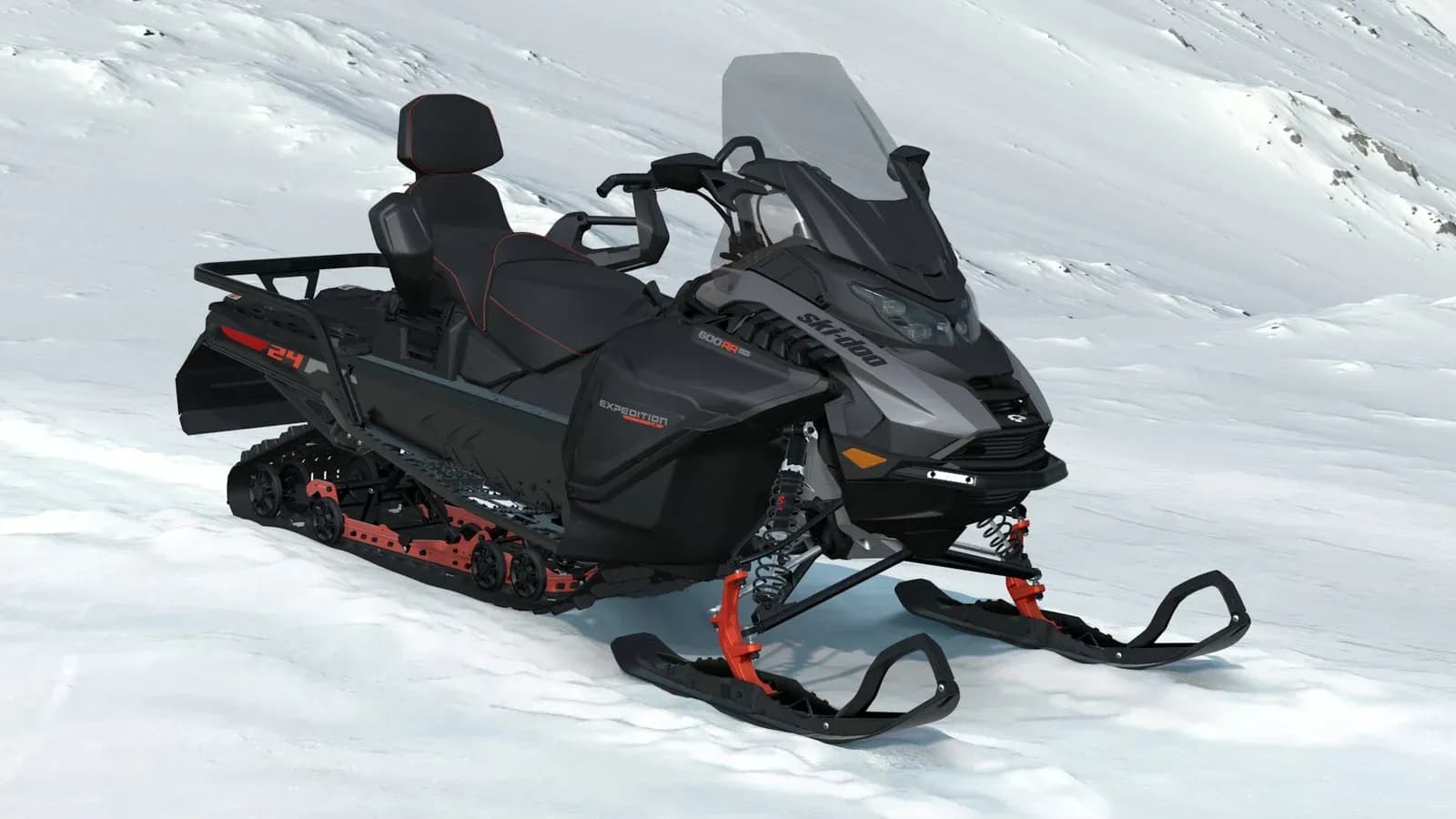 Ski-Doo Expedition LE 2027 — вид спереди и сбоку