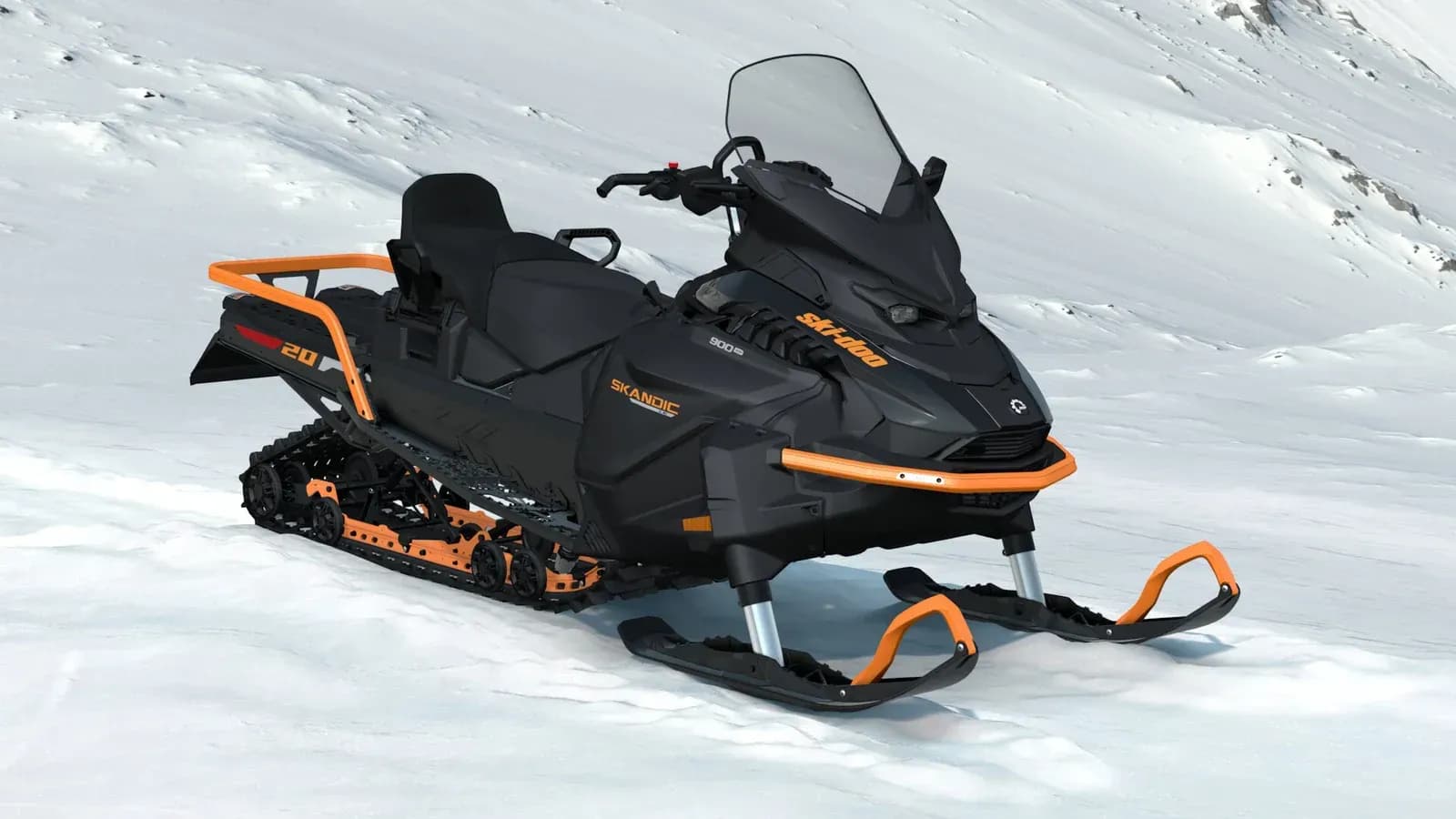 Ski-Doo Skandic LE 2027 — вид спереди и сбоку